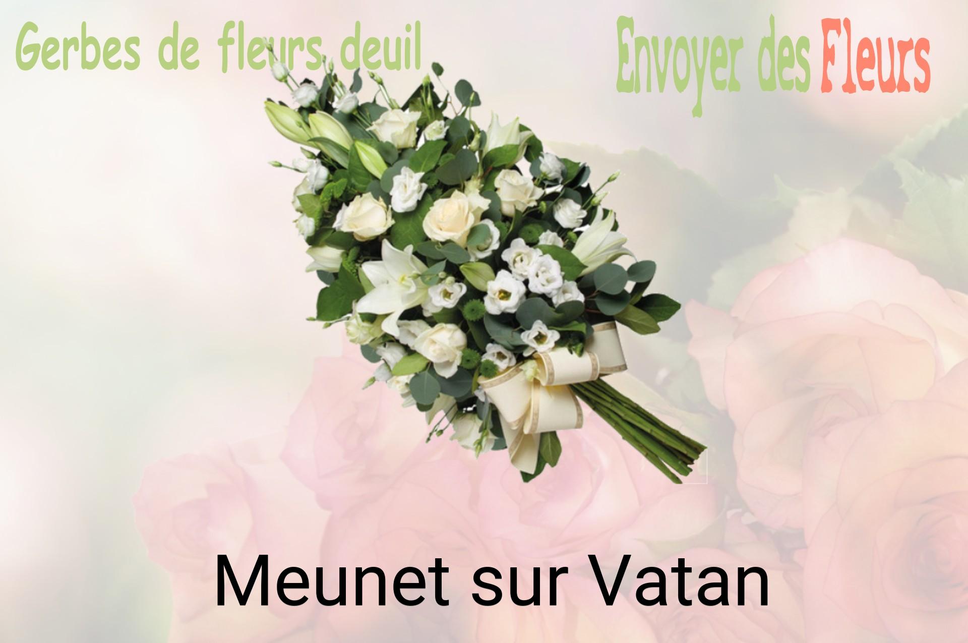 Gerbe de fleurs de deuil livrée à Meunet-sur-Vatan
